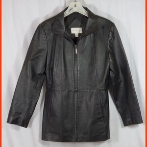 Worthington Men's Black Leather Jacket